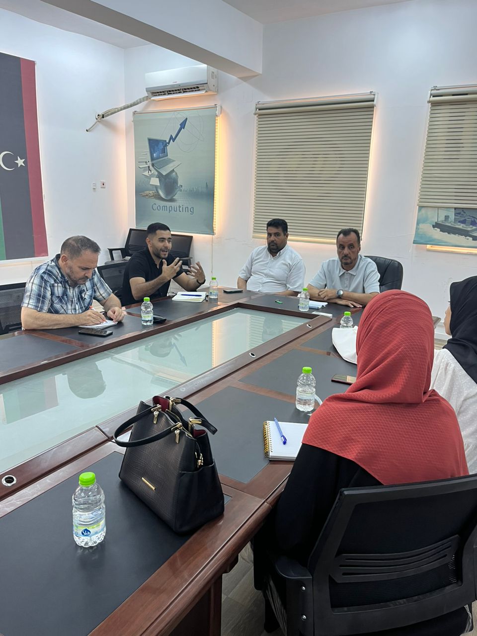 إجتماع تقييم الشراكة بين كلية تقنية المعلومات وشركة هواوي 