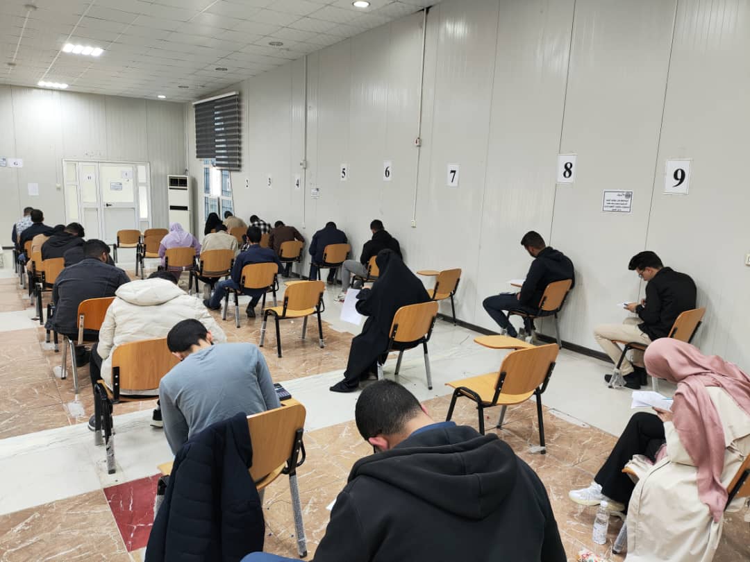 بدء الامتحانات النهائية للفصل الجامعي خريف23-24