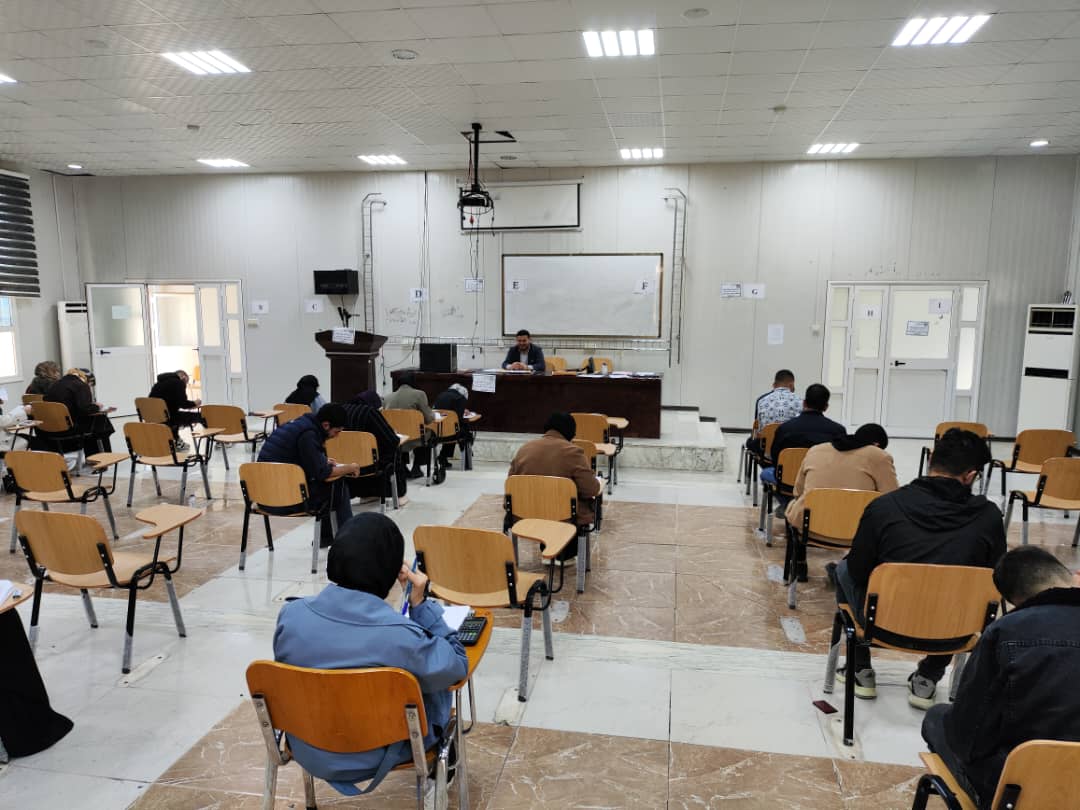 بدء الامتحانات النهائية للفصل الجامعي خريف23-24