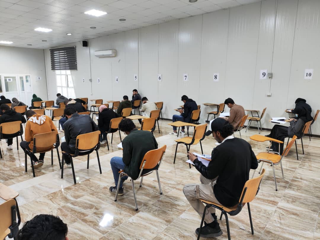 بدء الامتحانات النهائية للفصل الجامعي خريف23-24