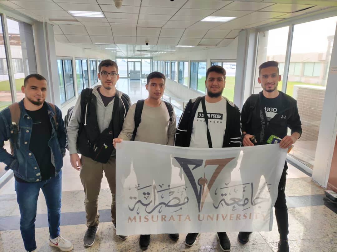 مشاركة فريق جامعة مصراتة في الاولومبياد الدولي المفتوح للمعلوماتية  