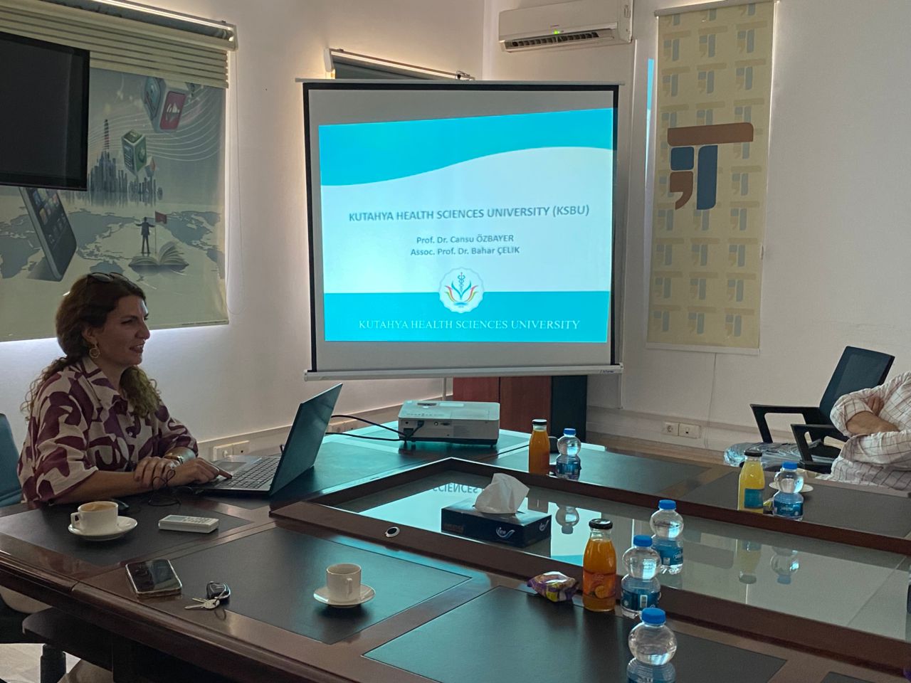 استقبال وفد من جامعة كوتاها التركية بكلية تقنية المعلومات - جامعة مصراتة 