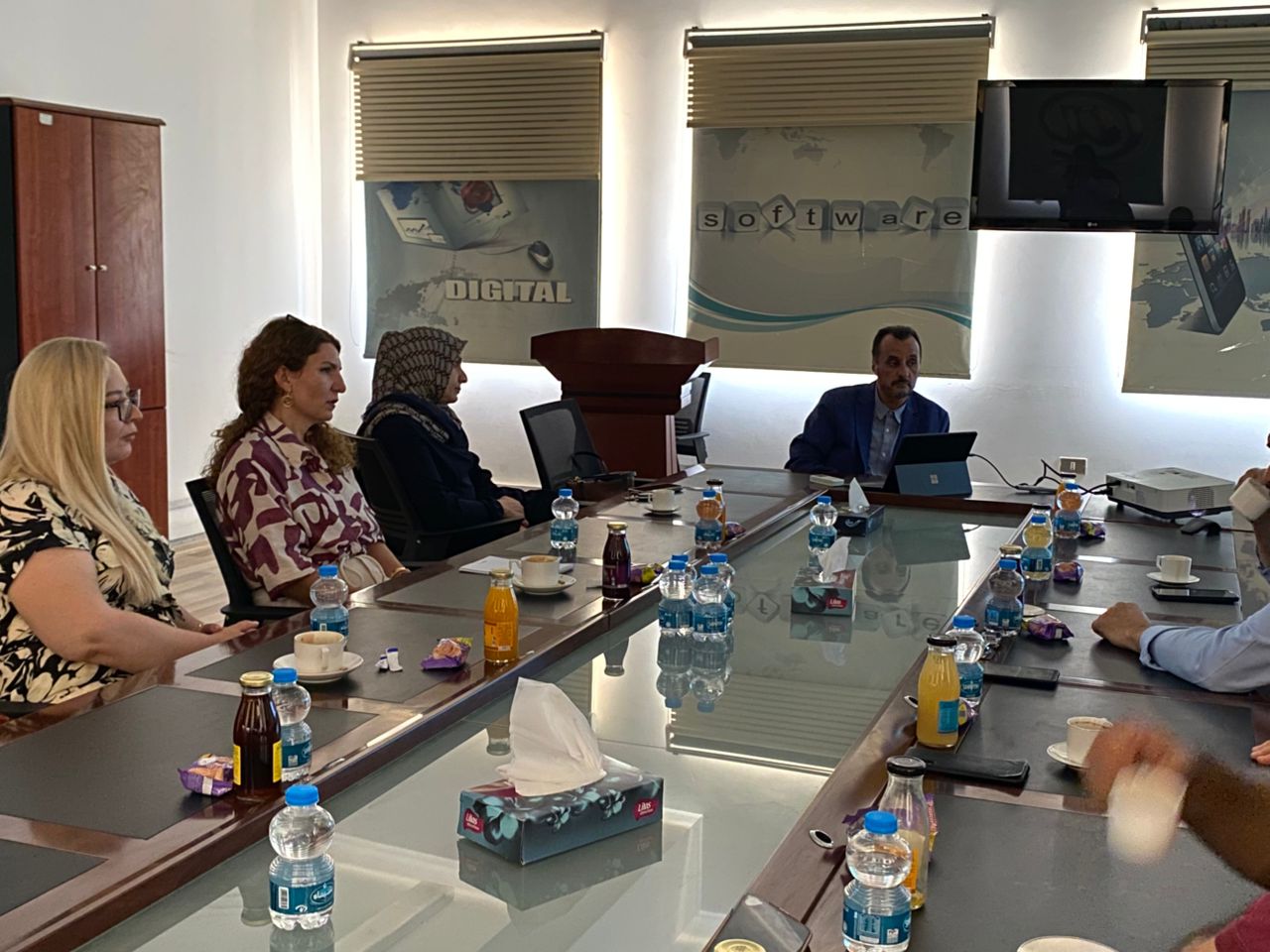 استقبال وفد من جامعة كوتاها التركية بكلية تقنية المعلومات - جامعة مصراتة 