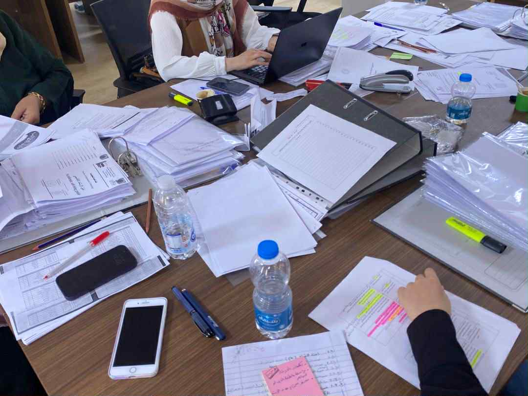 استعدادًا للاعتماد المؤسسي: جهود متواصلة لهيئة التدريس بكلية تقنية المعلومات