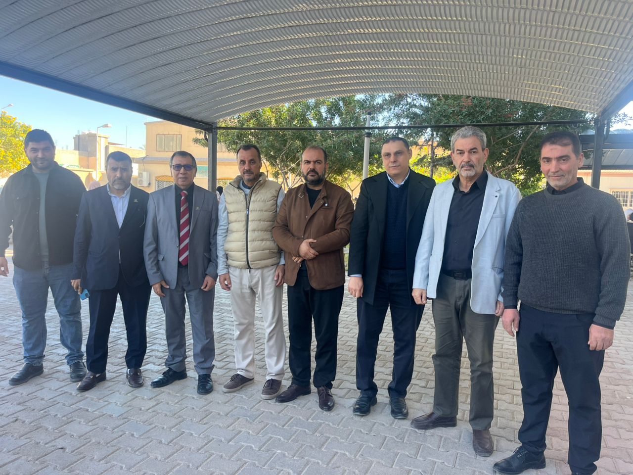 زيارة ميدانية لرئيس جامعة مصراتة  لكلية تقنية المعلومات لمتابعة سير العملية التعليمية