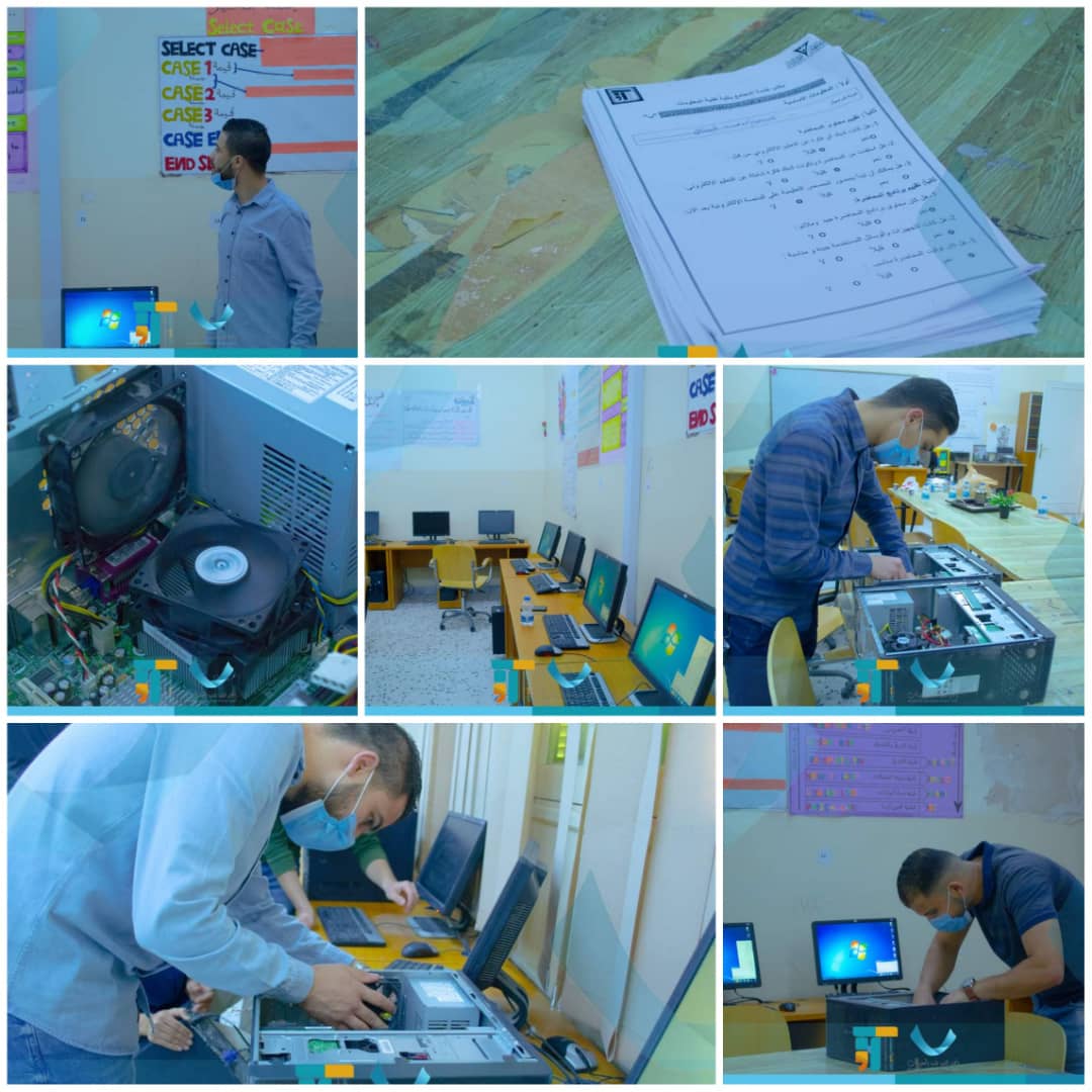 (الحملة التطوعية الخاصة بالمدارس داخل مدينة مصراتة) 